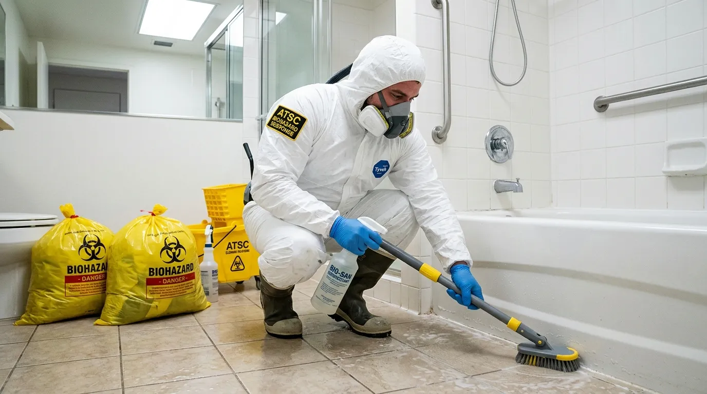 Decontamination equipment deployed for Blood Cleanup in Waukesha